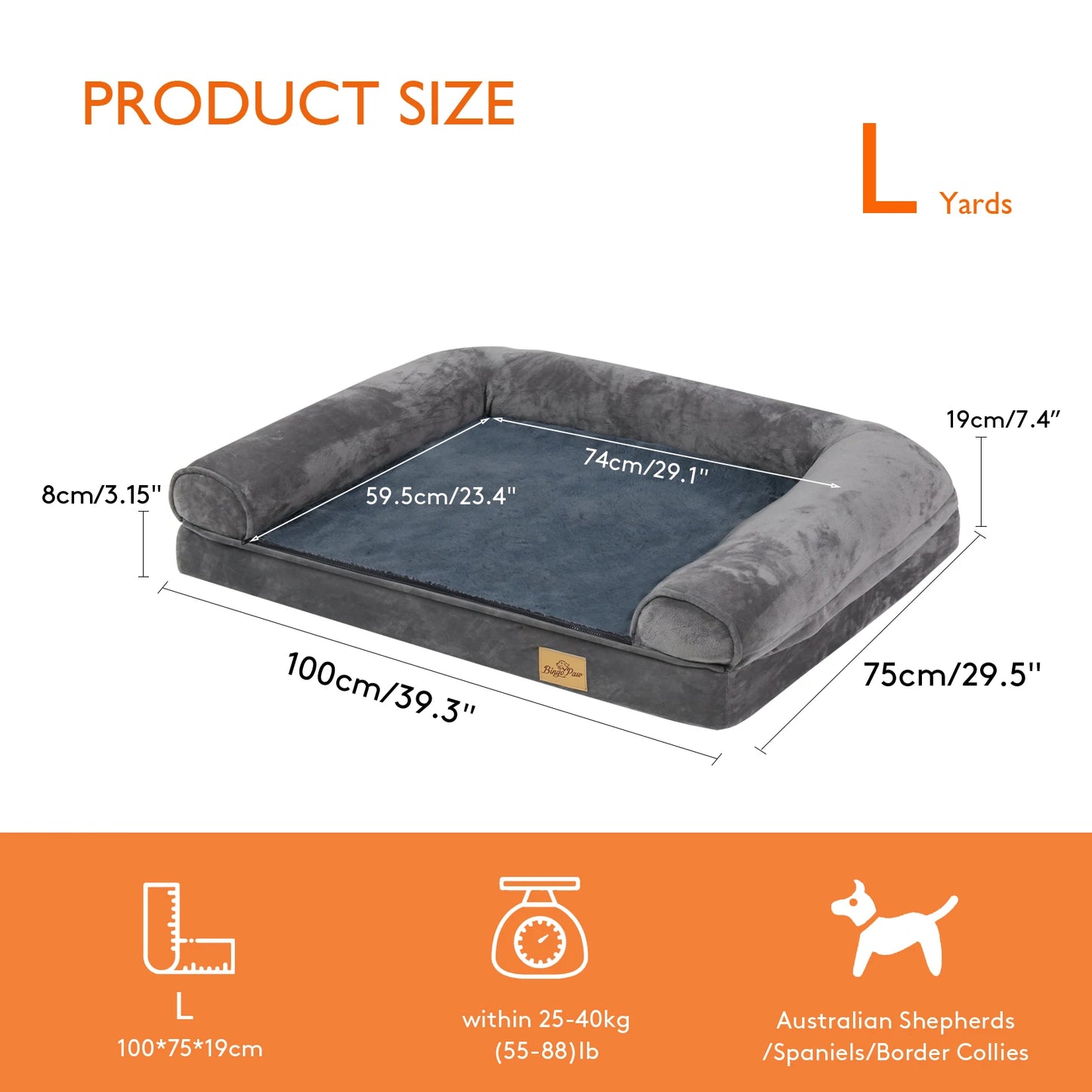 Dog Bed Orthopedic Mattress Couch Sleeping Bed Cushion