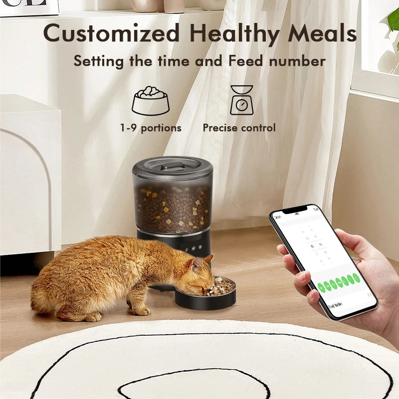 NPET Automatic Smart Pet Feeder For Cats And Dogs App