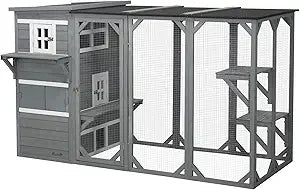 Closure Outdoor Cat Enclosure Catio Multi Level Top Access