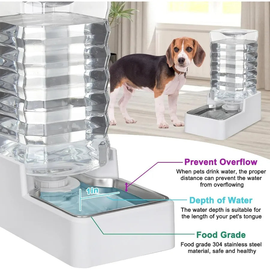 Hign-concerned Auto Pet Water Dispenser GravityFed Bowl