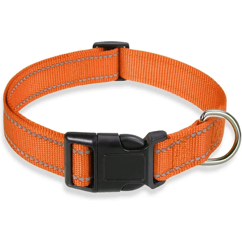 Guangdong Reflective Nylon Dog Collar Adjustable Safety