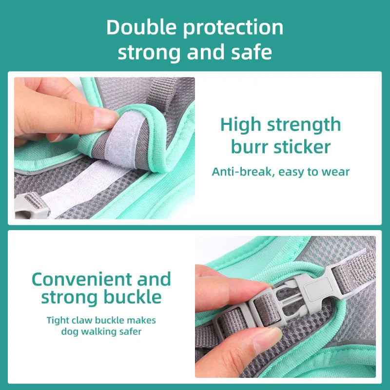 Guangdong CN Adjustable Dog Harness Vest For Small Dogs