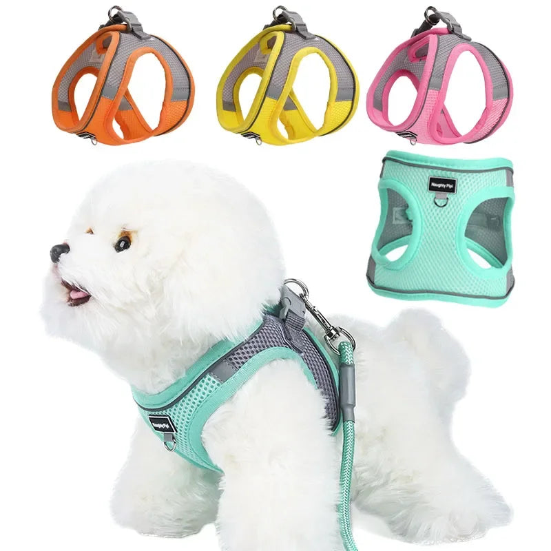 Guangdong CN Adjustable Dog Harness Vest For Small Dogs