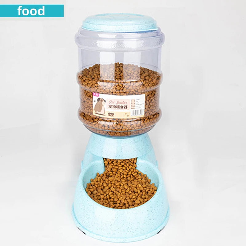 YTYIN Capacity Pet Feeder Bowls With Auto Water Dispenser