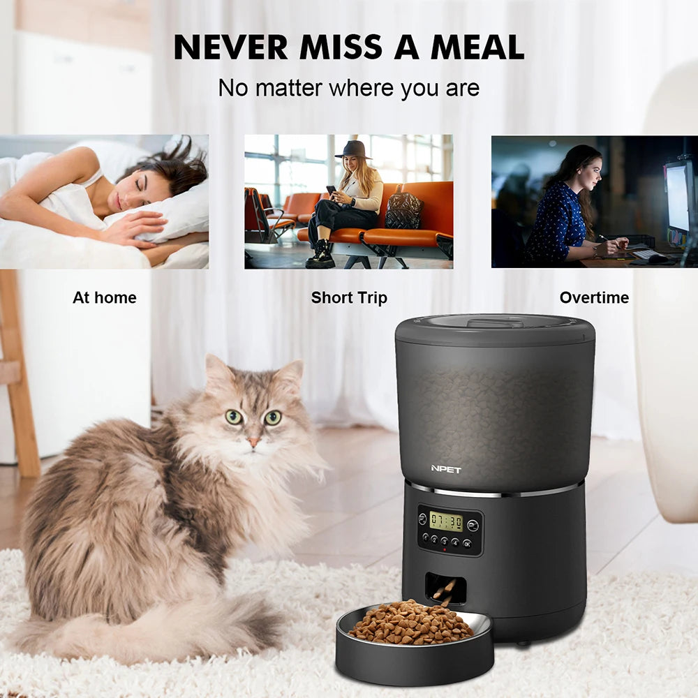 NPET Automatic Smart Pet Feeder For Cats And Dogs App