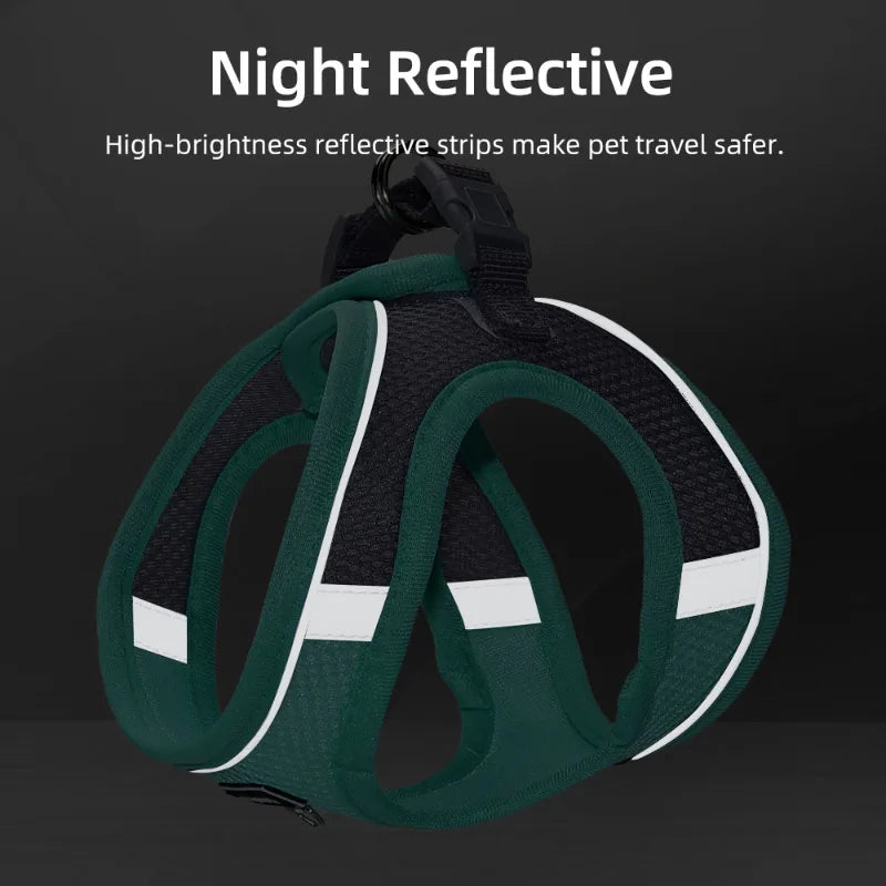 Guangdong CN Adjustable Dog Harness Vest For Small Dogs