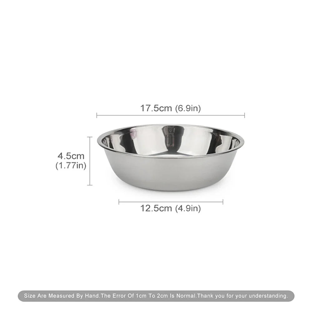 YTYIN Stainless Steel Dog Bowl Durable Pet Feeding Dish