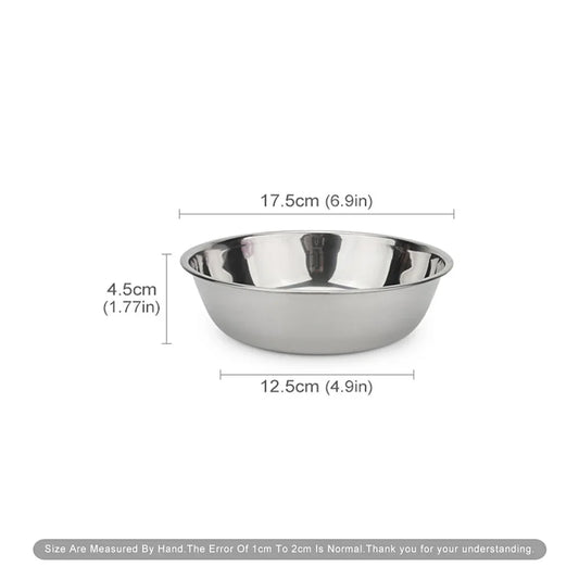 YTYIN Stainless Steel Dog Bowl Durable Pet Feeding Dish