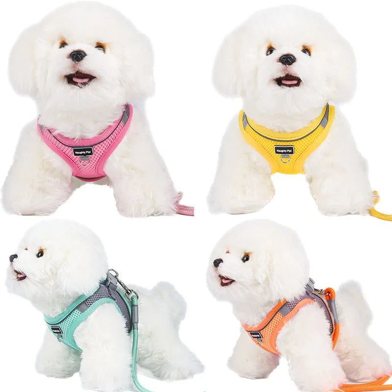 Guangdong CN Adjustable Dog Harness Vest For Small Dogs