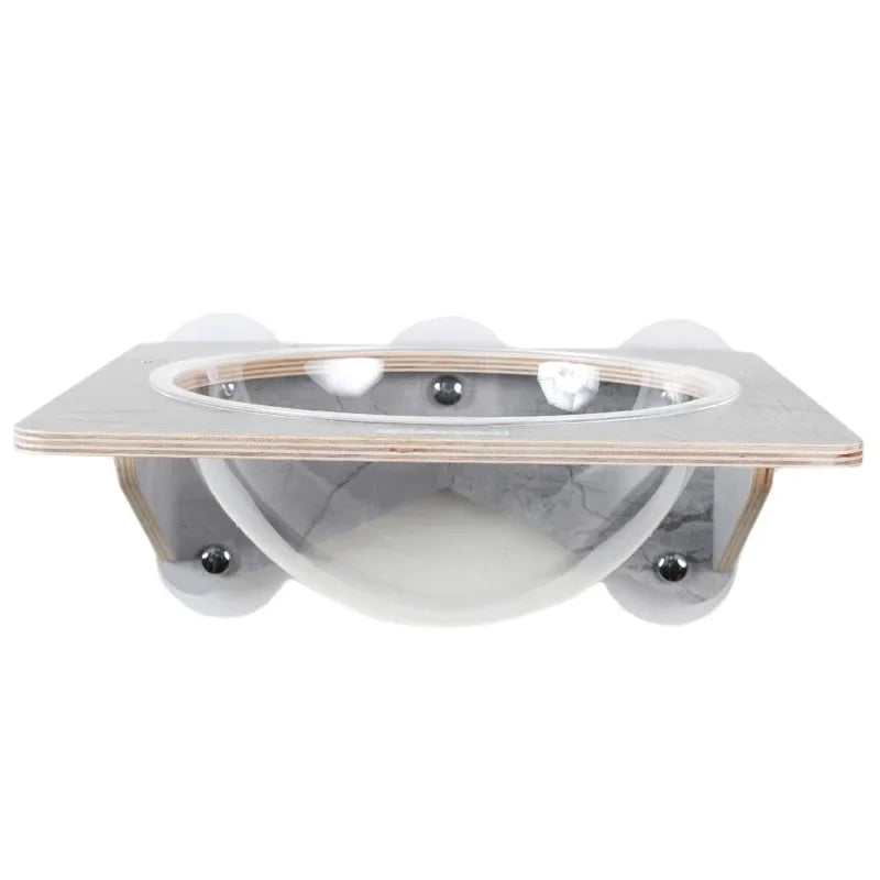 OIMGCN Glass Cat Wall Suction Mount For Easy Climbing