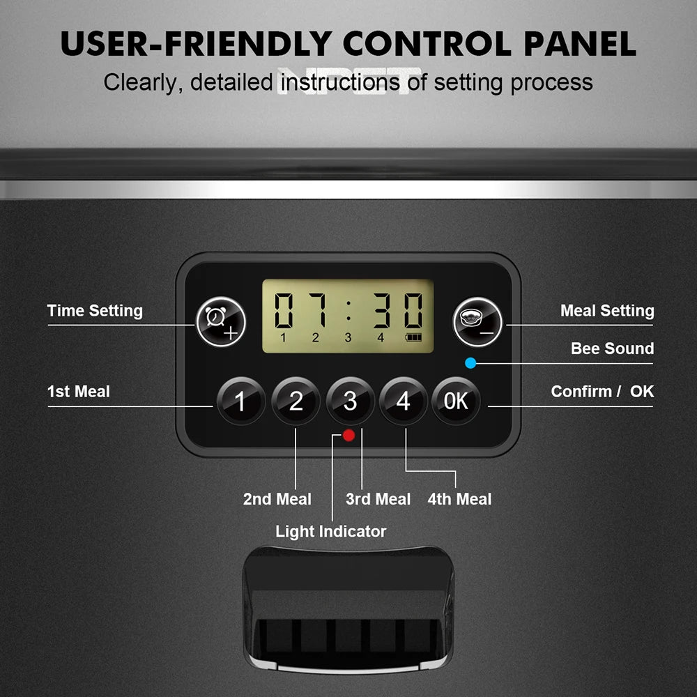 NPET Automatic Smart Pet Feeder For Cats And Dogs App