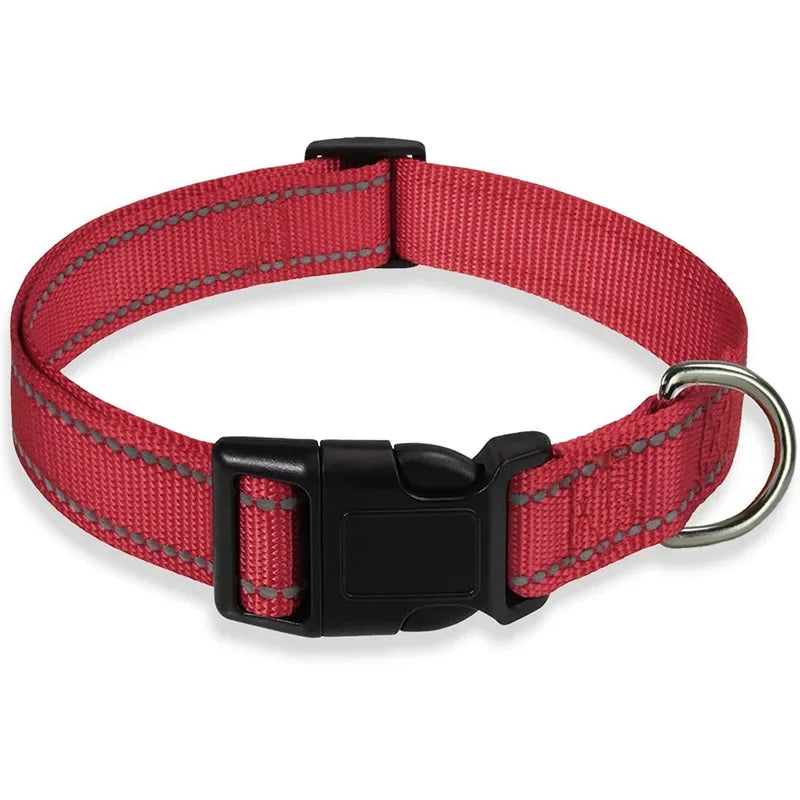 Guangdong Reflective Nylon Dog Collar Adjustable Safety