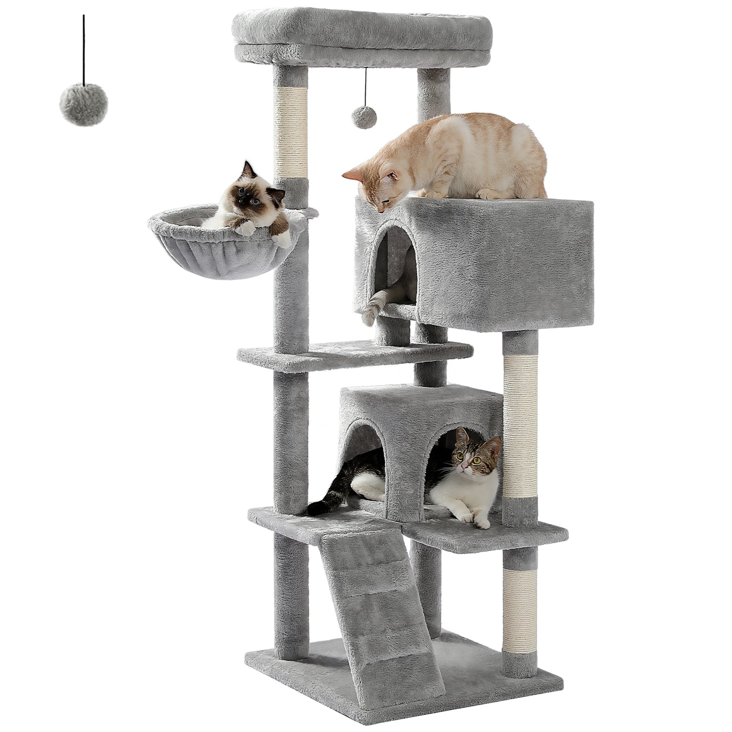 PAWZ Road Cat Tree Tower For Large Cats Plush Perch