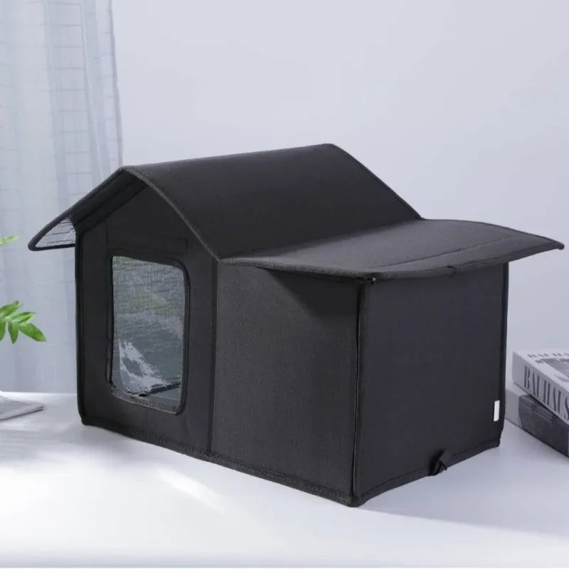 Outdoor Cat House Detachable Roof Waterproof Easy To Clean