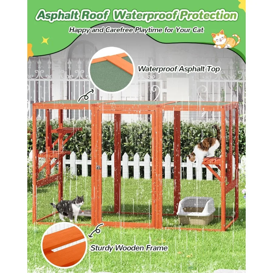 Closure Outdoor Cat Enclosure For Patios And Porches