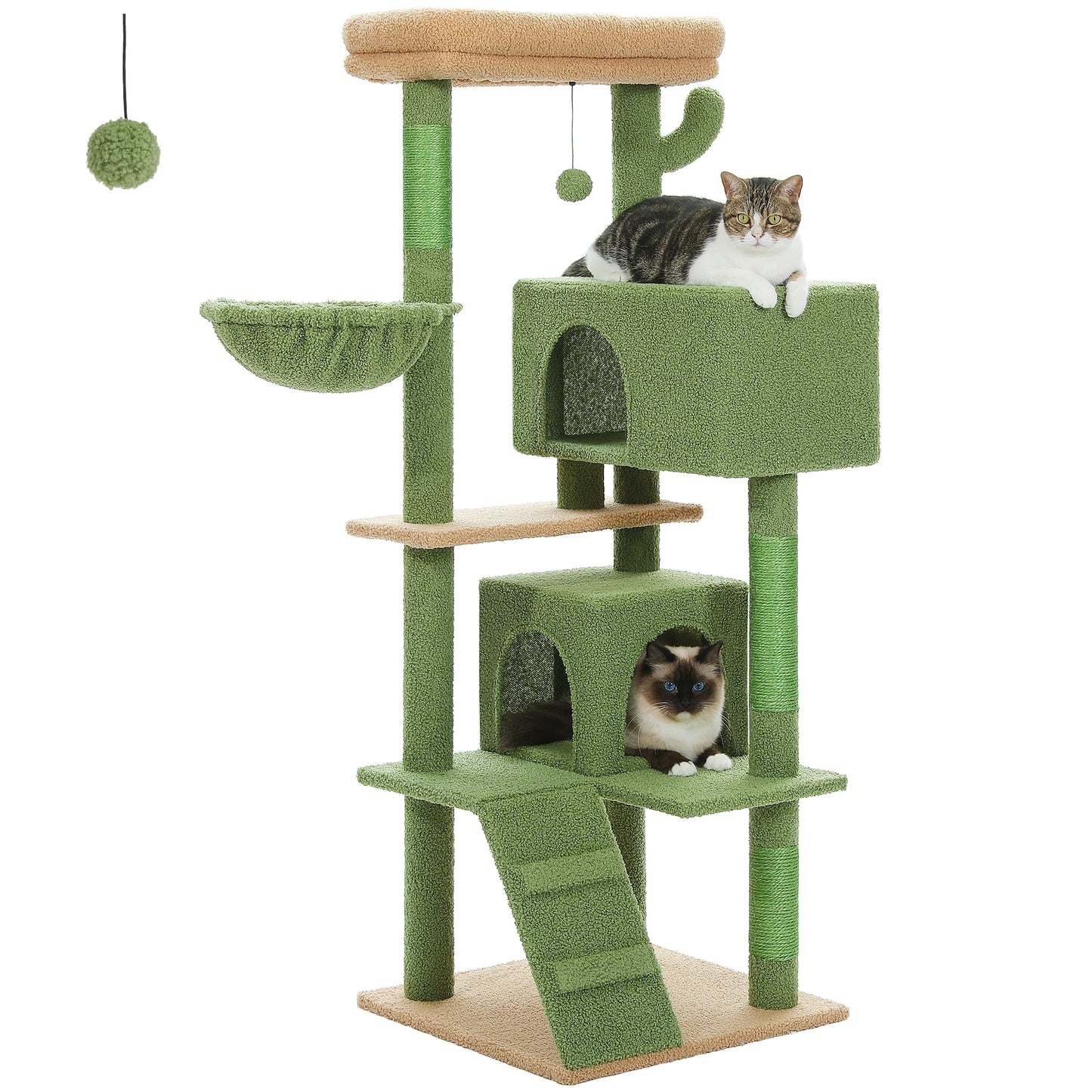 PAWZ Road Cat Tree Tower For Large Cats Plush Perch