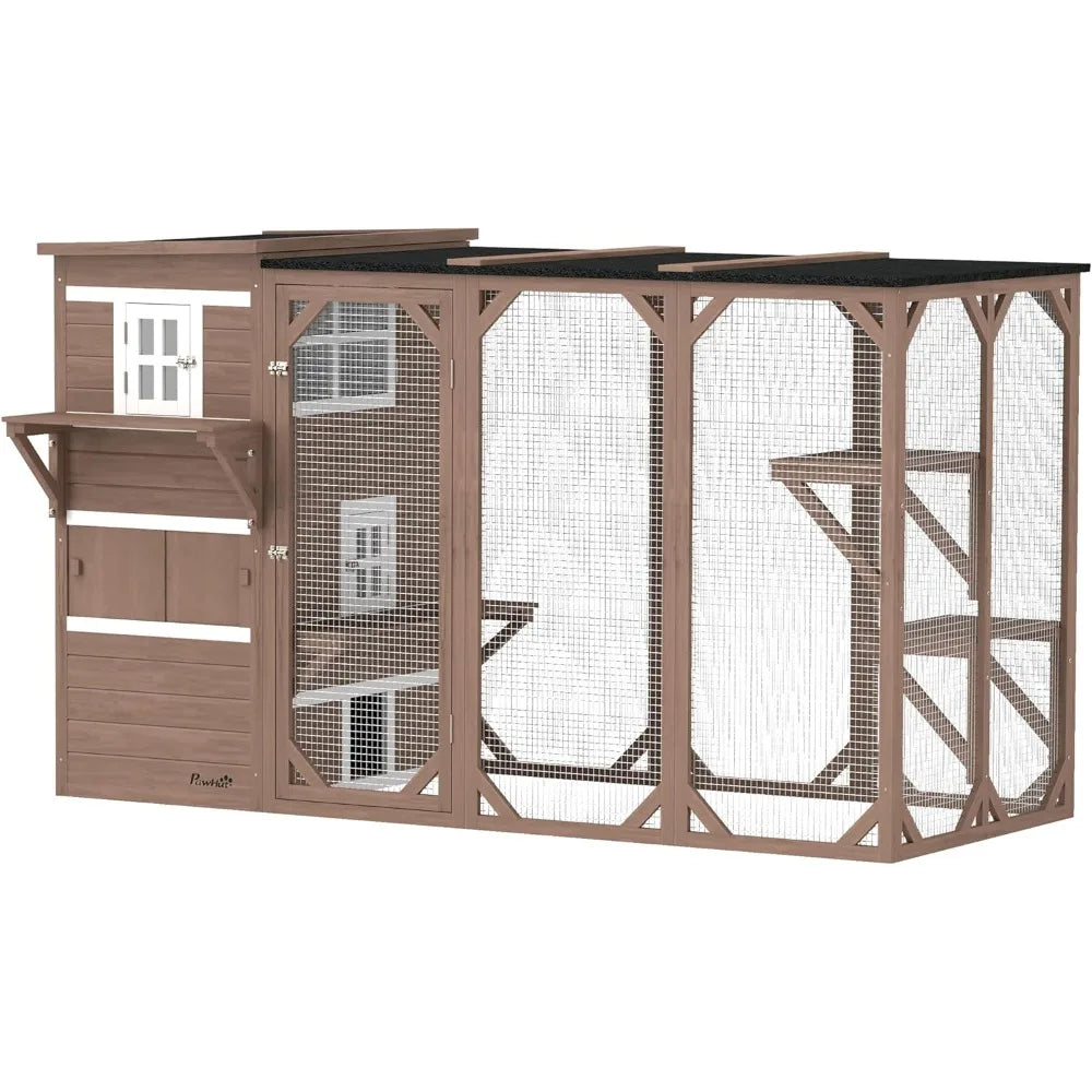 Closure Outdoor Cat Enclosure Catio Multi Level Top Access
