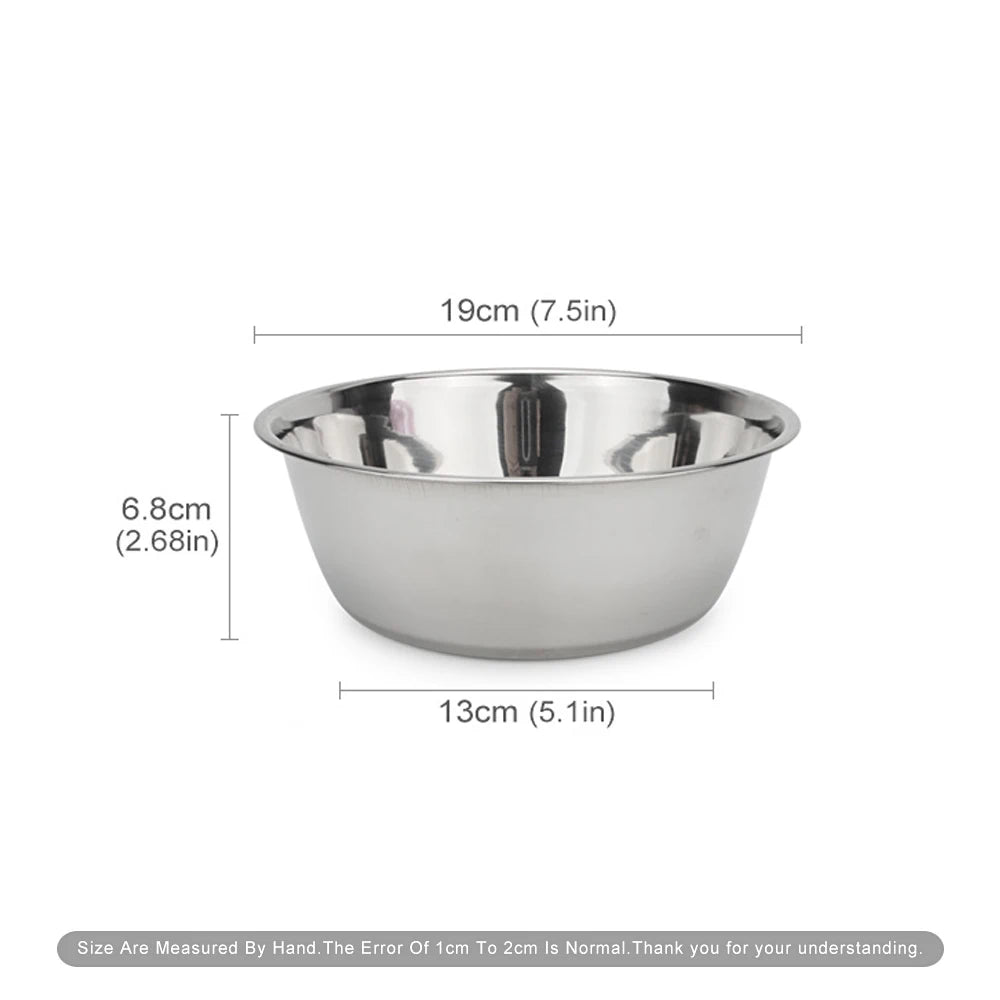 YTYIN Stainless Steel Dog Bowl Durable Pet Feeding Dish