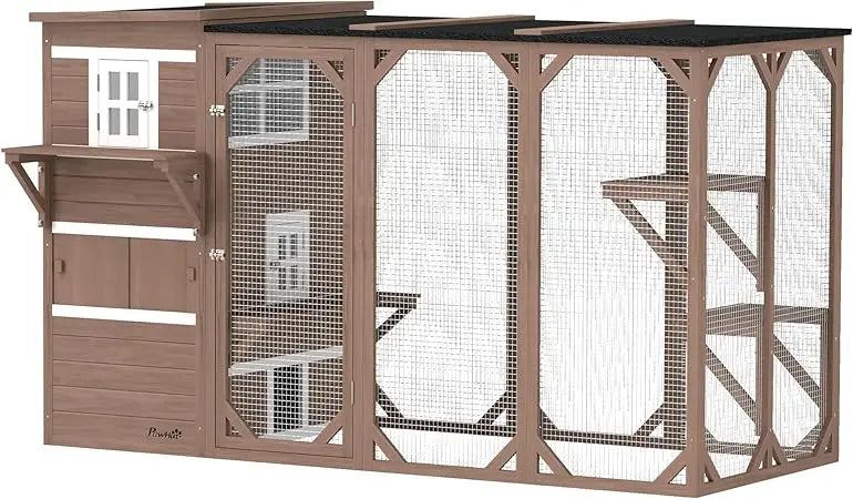 Closure Outdoor Cat Enclosure Catio Multi Level Top Access