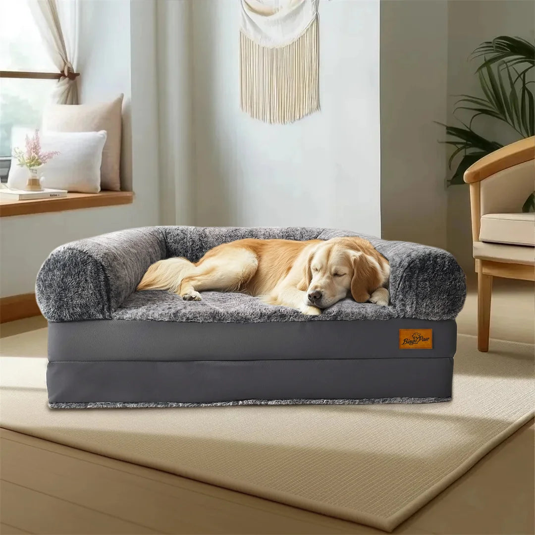 BINGOPAW Dog Bed Mat Foldable Fleece for Comfortable Rest