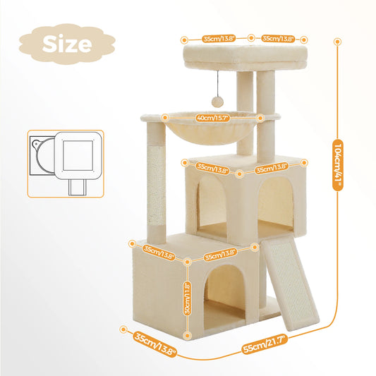 PAWZ Road Large Cat Tree Indoor Multi Level Cat Tower