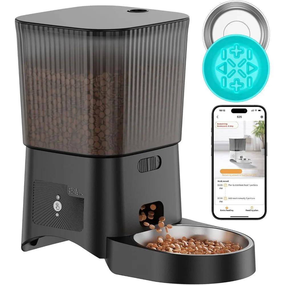 Automatic Cat Feeder App Control 5G WiFi Timed Dispenser