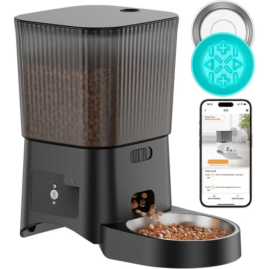 Automatic Cat Feeder App Control 5G WiFi Timed Dispenser