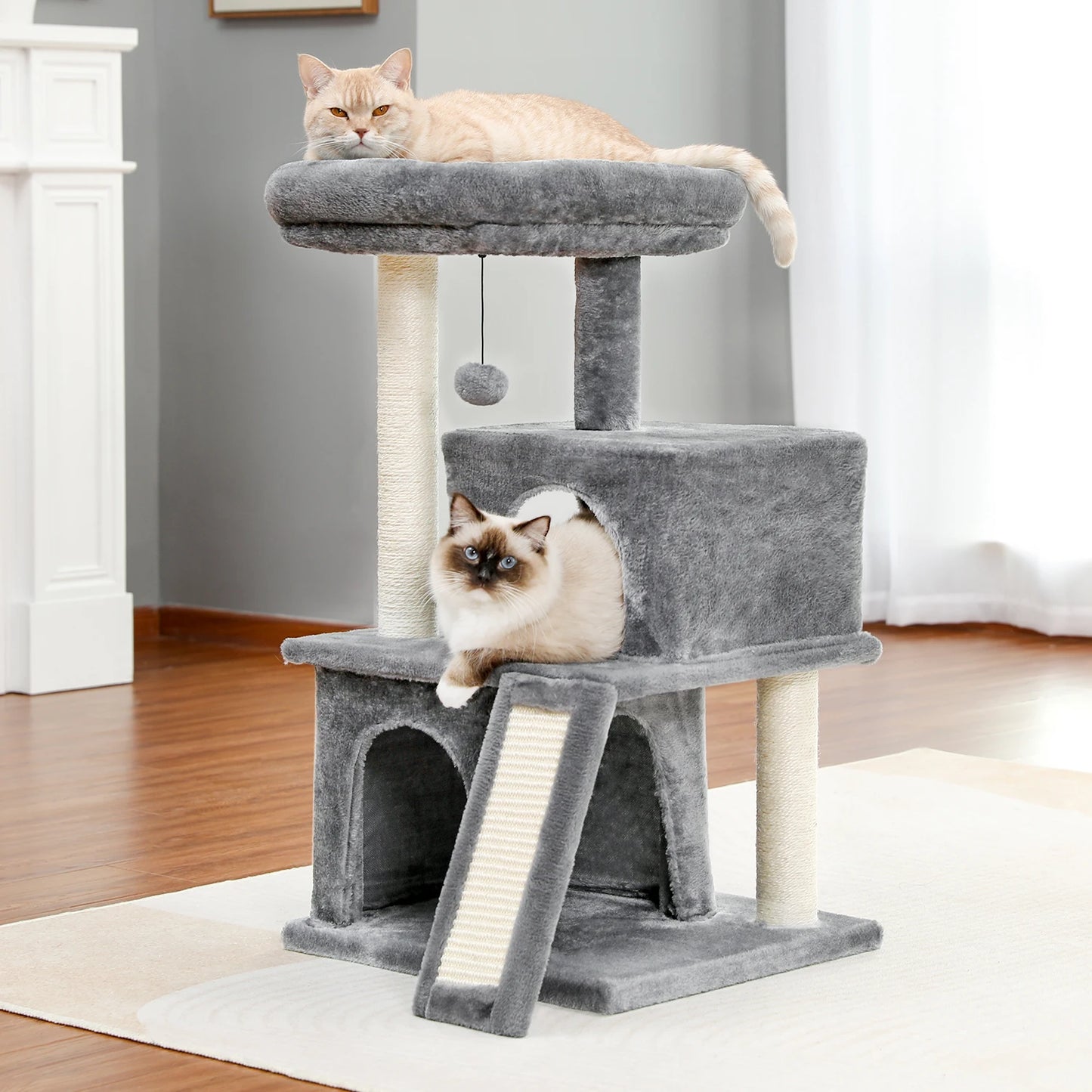 PAWZ Road Large Cat Tree Indoor Multi Level Cat Tower